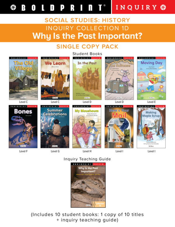 BOLDPRINT Inquiry - Social Studies: Why Is the Past Important? (Single copy pack)